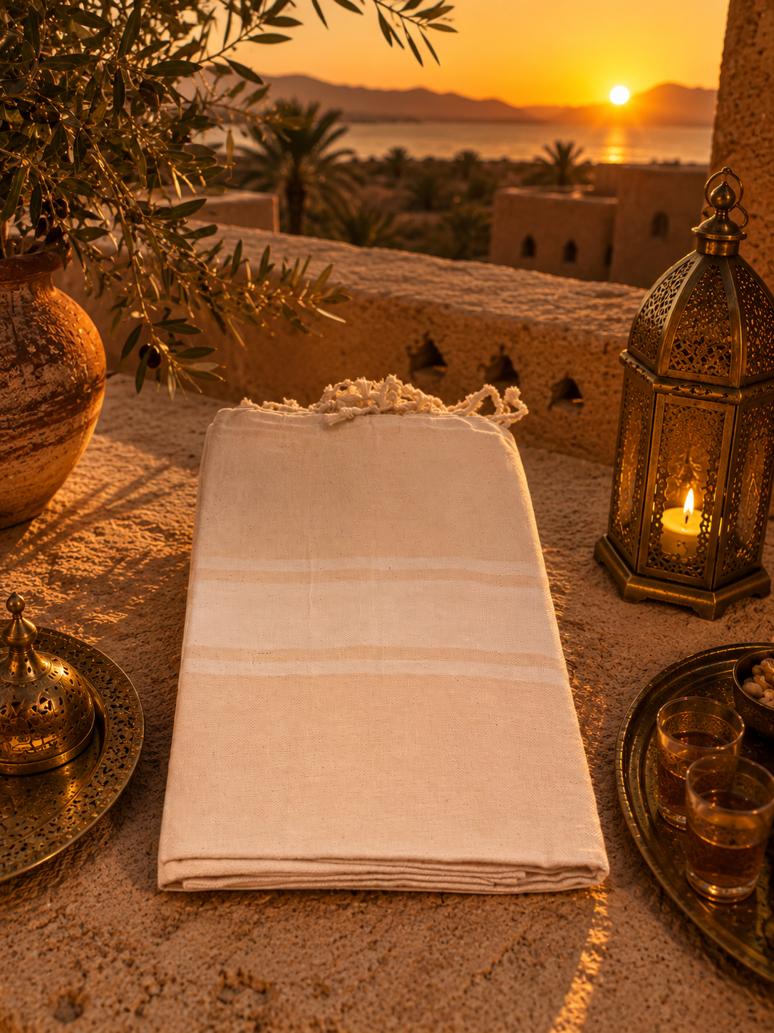 Fouta - Tissage lisse