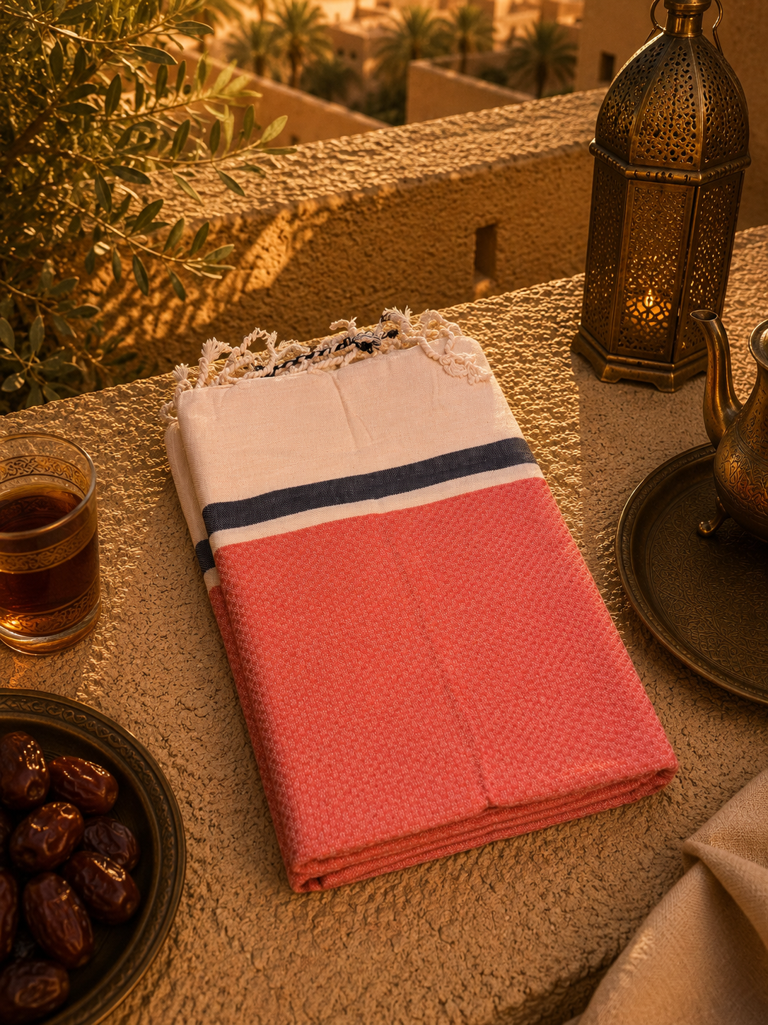 Fouta - Nid d'abeille