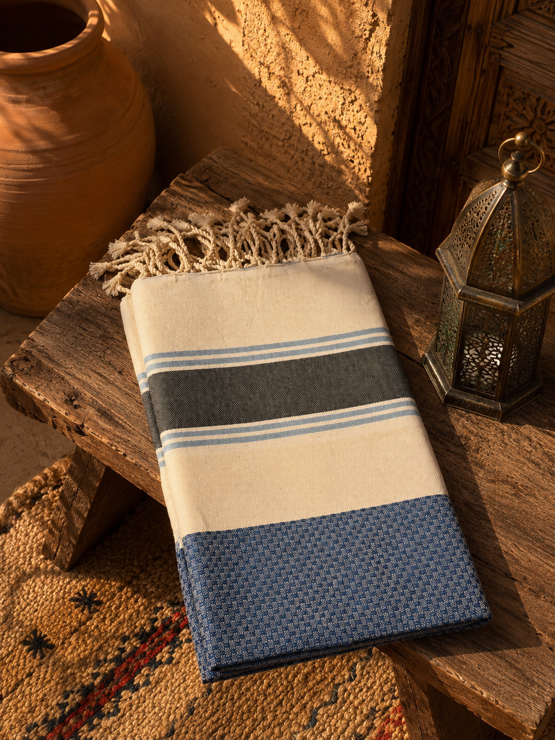 Fouta - Nid d'abeille