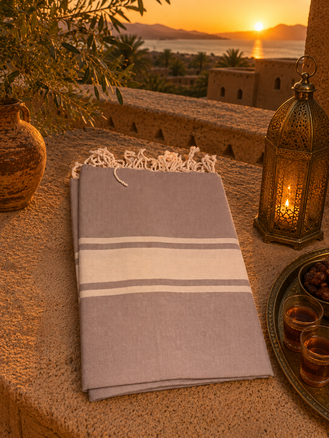 Fouta - Tissage lisse