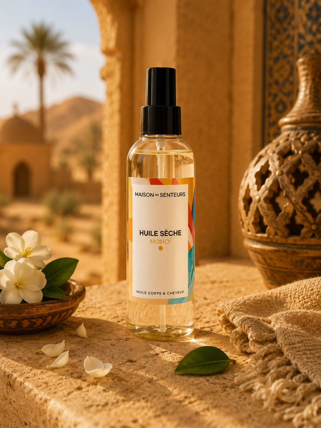 Huile sèche Argan Monoï