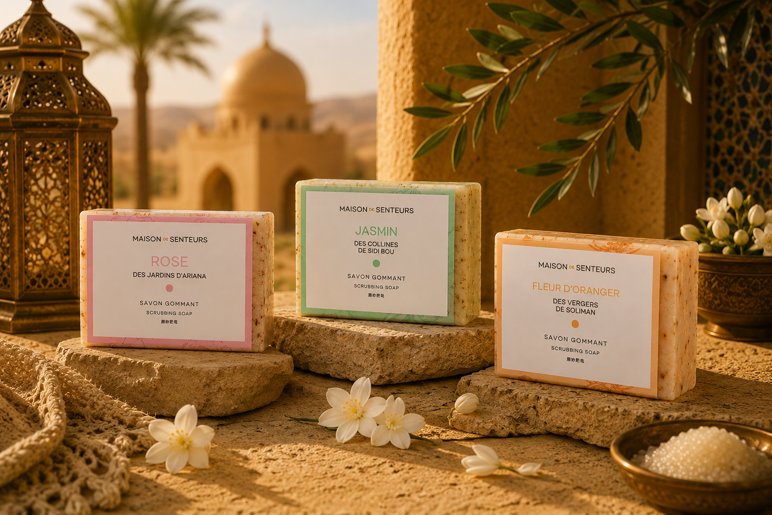 Savon gommant aux parfums d'Orient