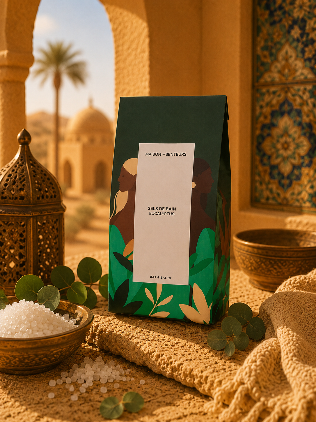 Sel de bain eucalyptus