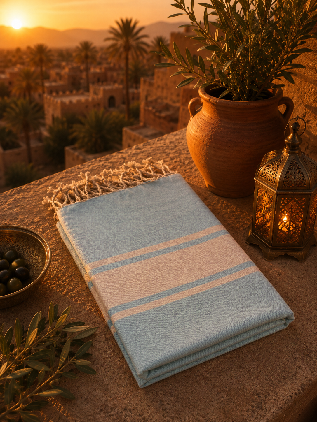 Fouta - Tissage lisse